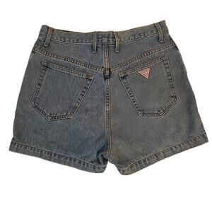 Vintage Guess Jeans American Tradition Made in USA High Waisted Denim Shorts 32